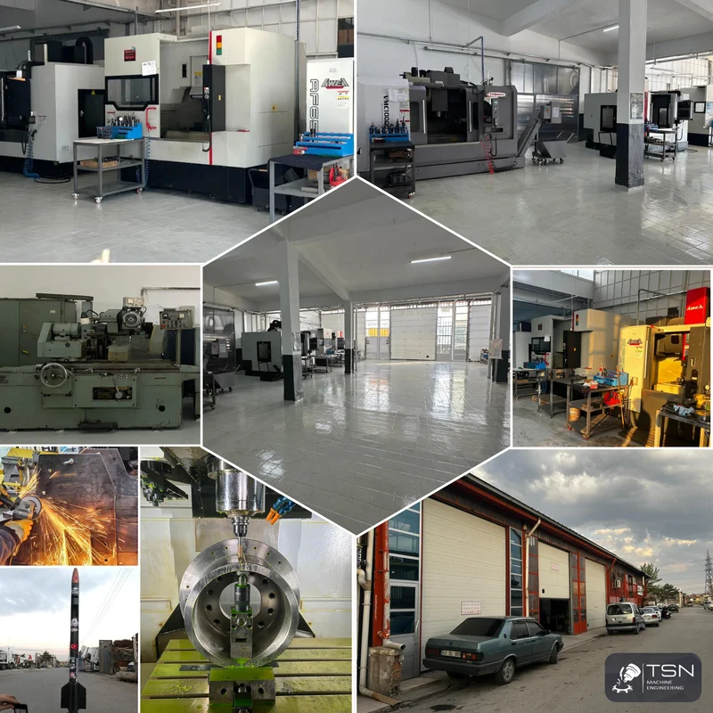 TSN Makine 700m² modern tesis ve CNC makine parkuru
