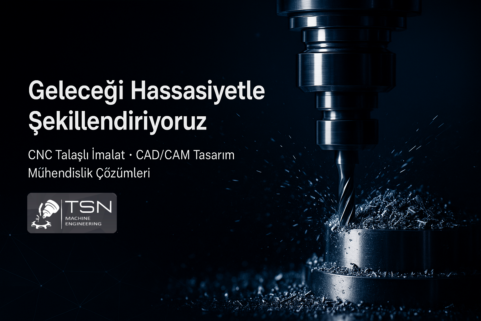Geleceği hassasiyetle şekillendiriyoruz; CNC talaşlı imalat ve CAD/CAM mühendislik çözümleri